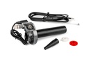 STAGE 6 SSP ADJUSTABLE QUICK-ACTION THROTTLE W. CABLE STEEL GRAY