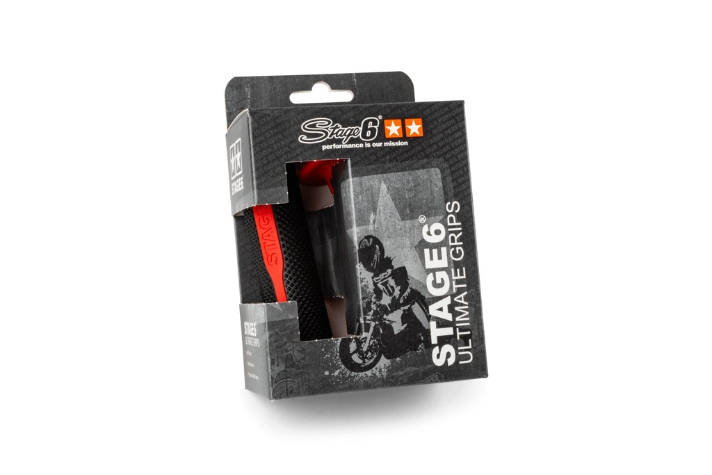 STAGE6 ULTIMATE GRIPS BLACK / RED