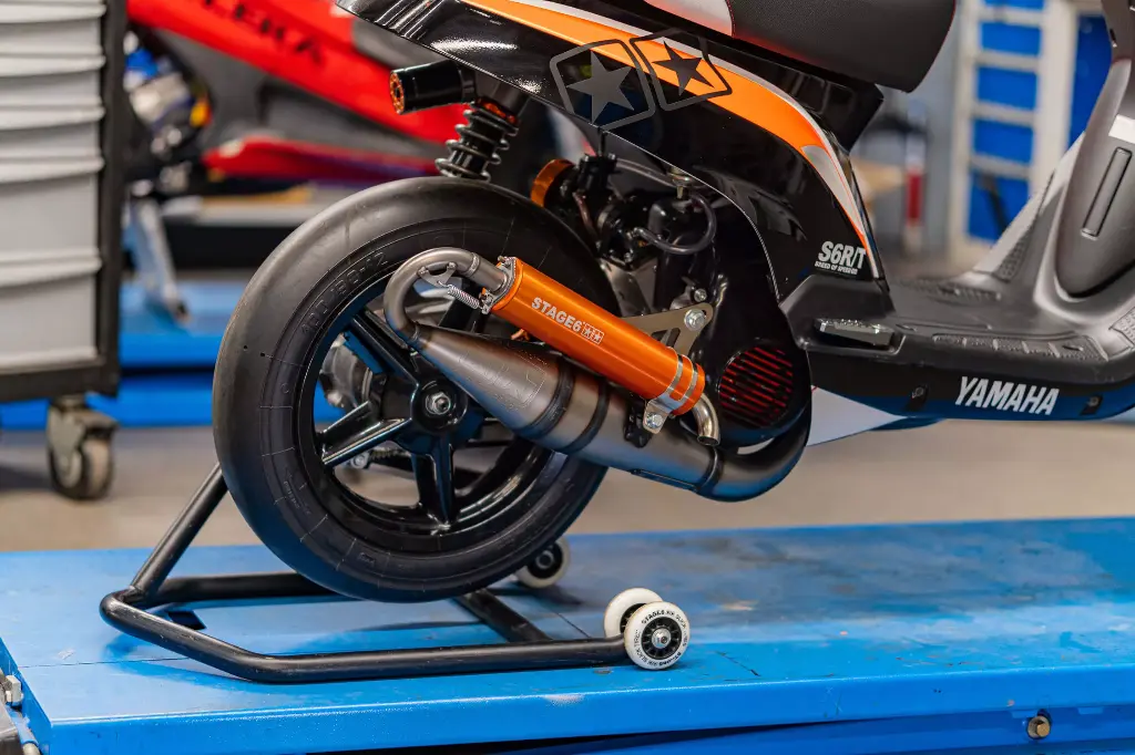 STAGE6 PRO REPLICA MK2 EXHAUST BLACK VERTICAL