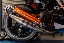 STAGE6 PRO REPLICA MK2 EXHAUST BLACK VERTICAL