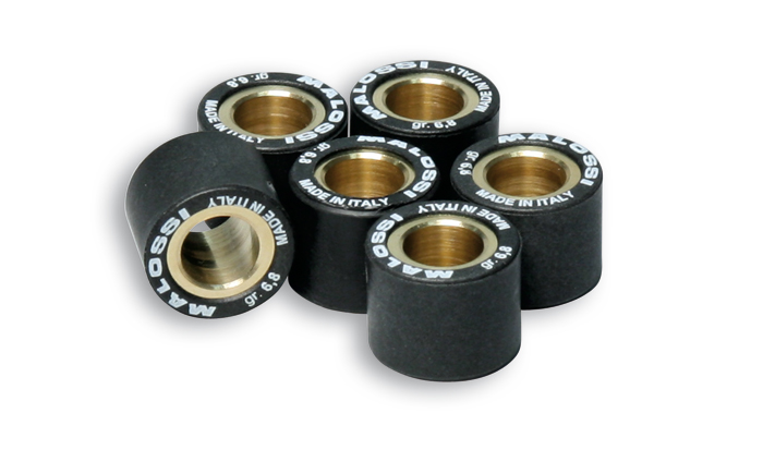 MALOSSI 6 HTROLL ROLLERS Ø 15X12 GR.08,3