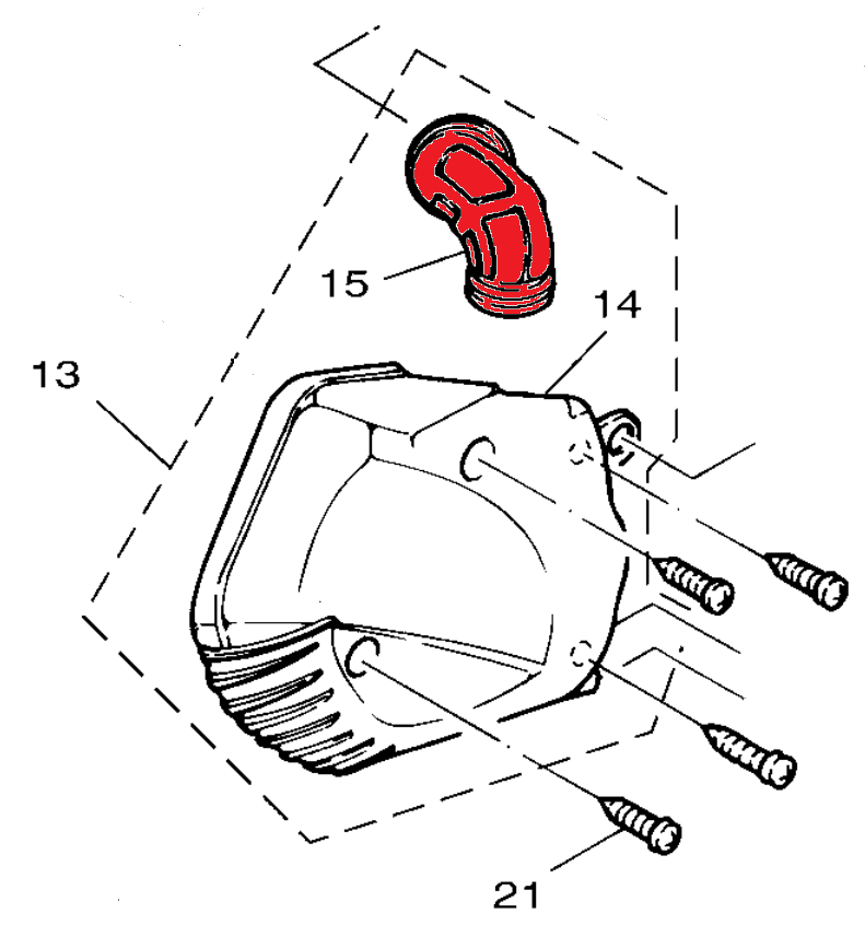 YAMAHA OEM JOINT, AIRBOX 2