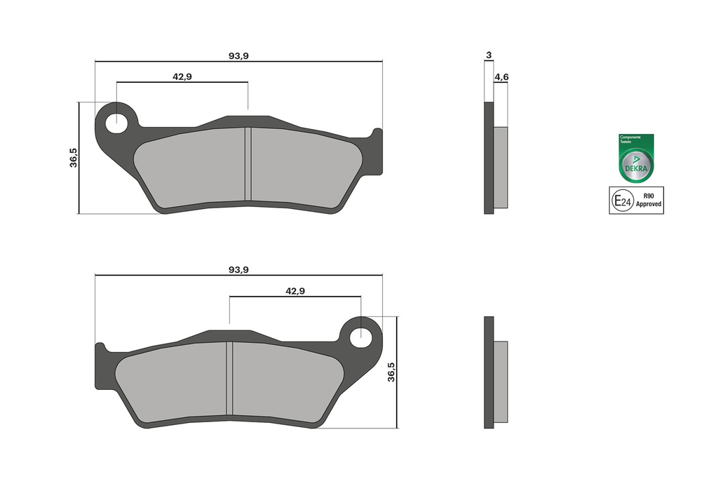 MALOSSI FRONT BRAKE PADS