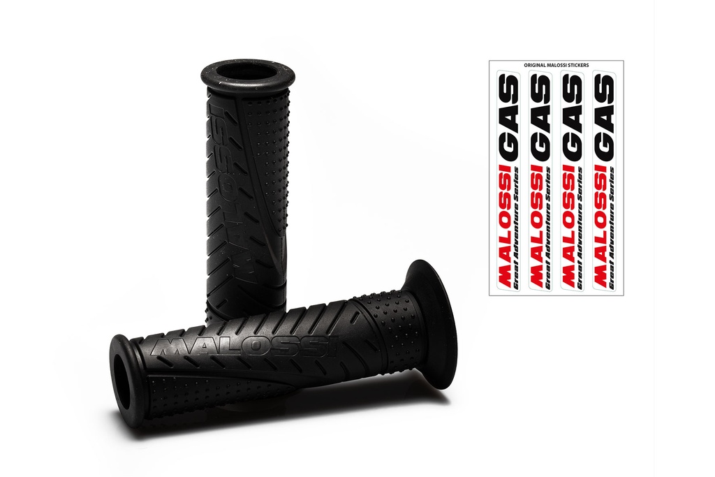 MALOSSI MHR BLACK GRIPS (OPEN SIDE)