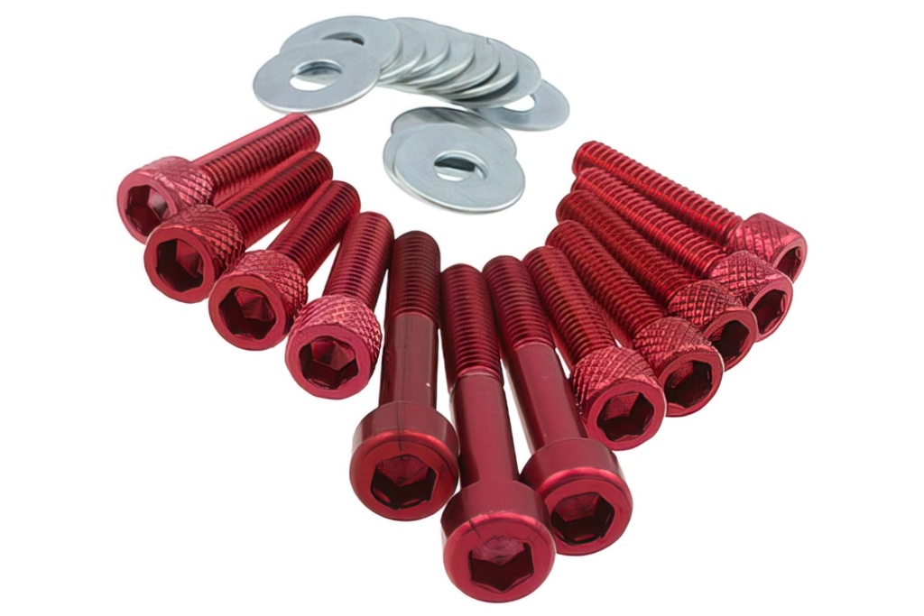 STR8 VARIATOR COVER SCREWS MINARELLI RED