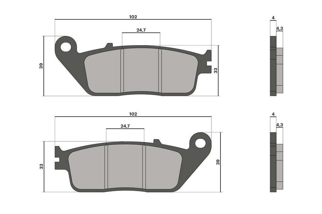 MALOSSI BRAKE PADS