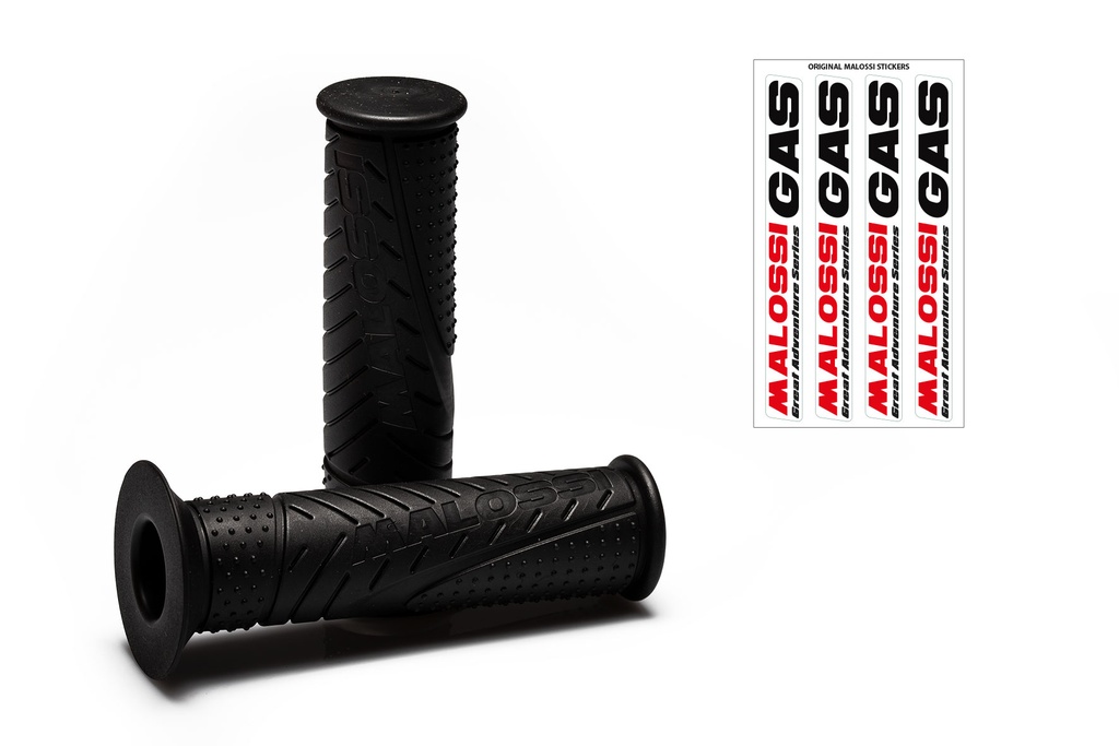 MALOSSI MHR BLACK GRIPS (CLOSED SIDE)