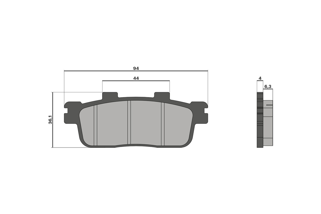 MALOSSI BRAKE PADS