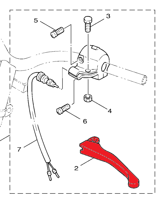 LEVER, REAR BRAKE