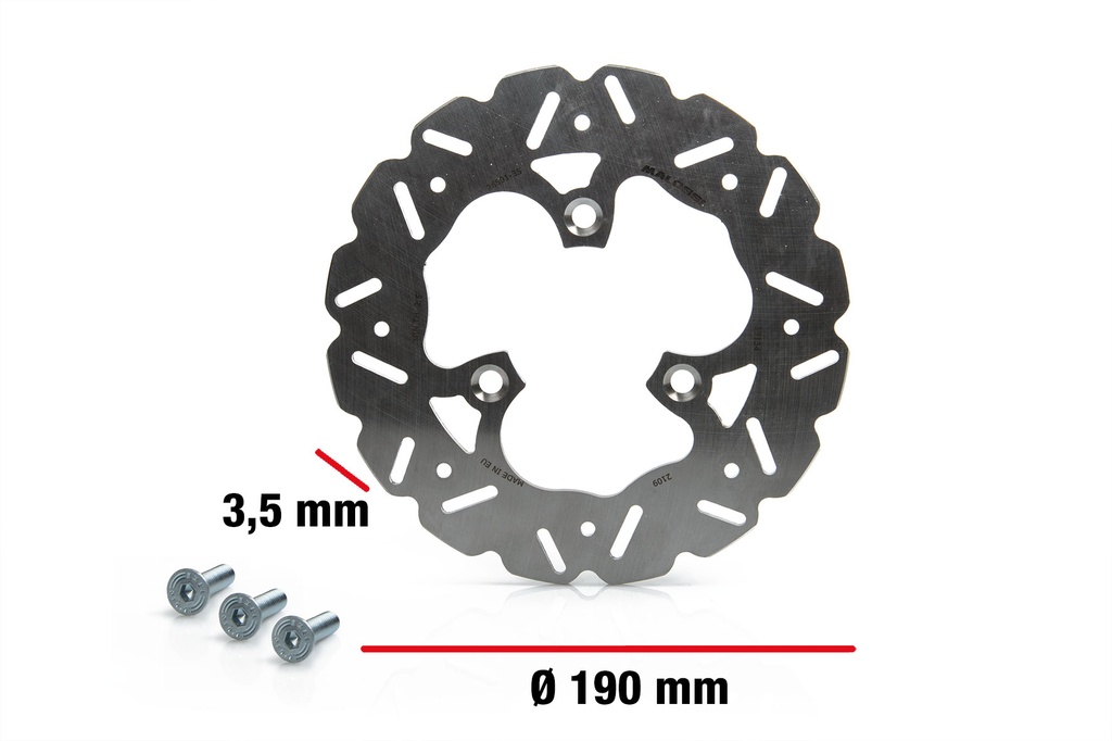 MALOSSI WHOOP BRAKE DISC ext. Ø 190 - thickness 3,5 mm