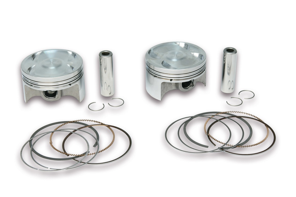 MALOSSI FORGED PAIR O PISTONS OVERS Ø 66,2 pin Ø 15 rect./oil rings 3-for Original