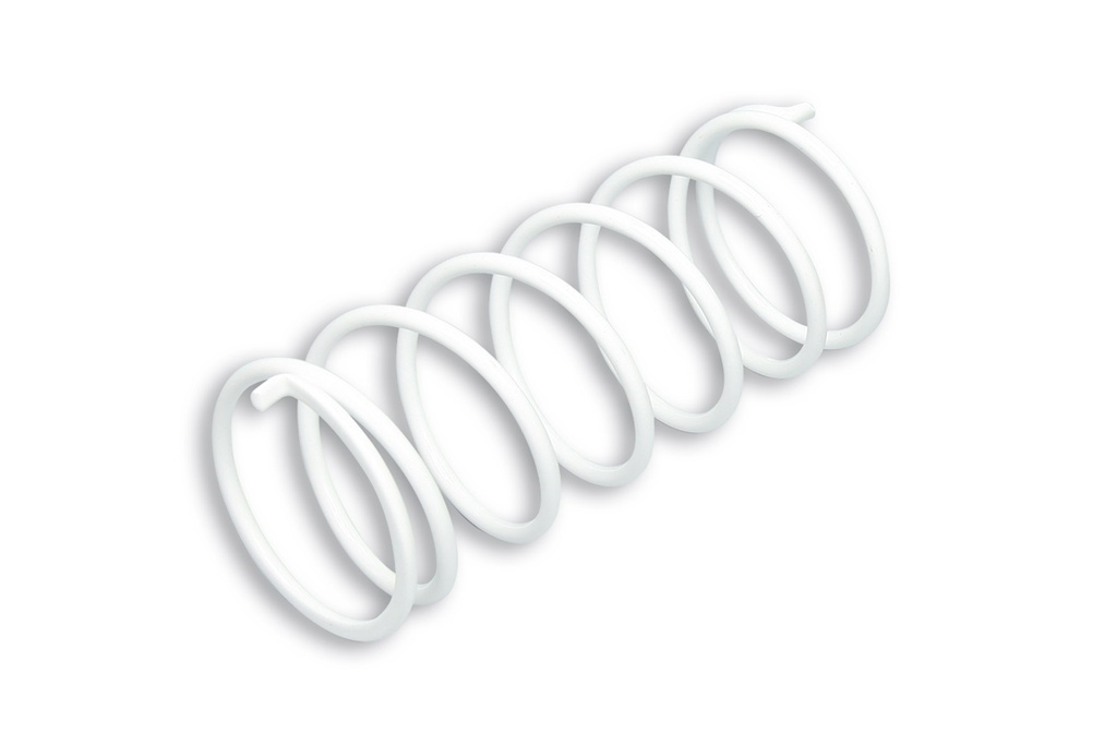 MALOSSI WHITE VARIATOR ADJUSTER SPRING WITH EXTERNAL Ø 56.80X138 MM - Ø WIRE 3.8 MM - K 2.75