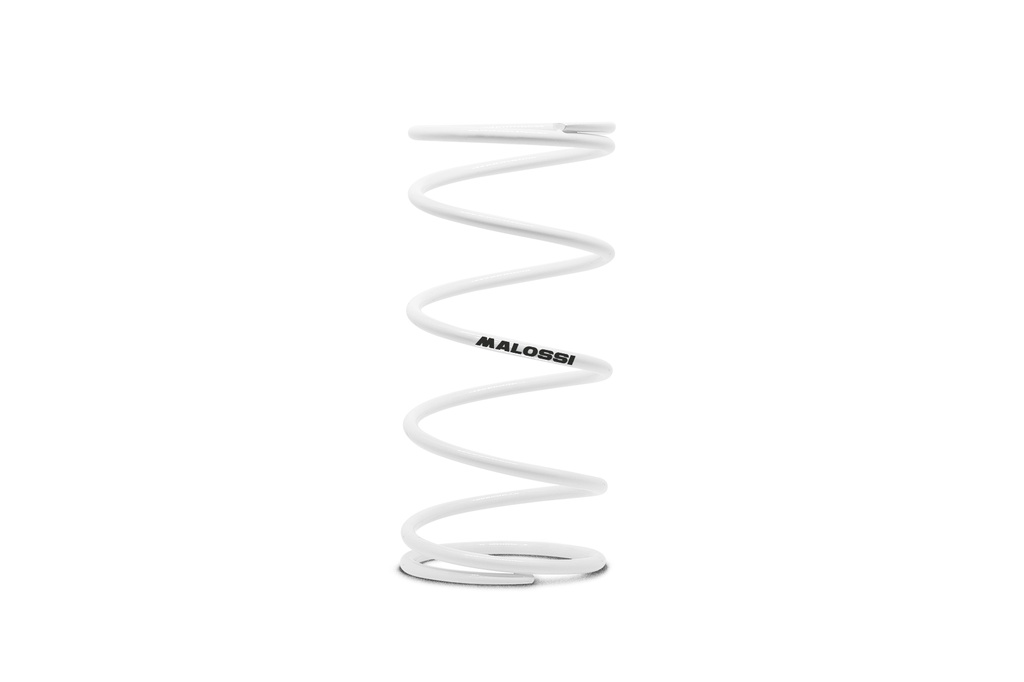 MALOSSI WHITE VARIATOR ADJUSTER SPRING ext.Ø 53,1x110mm thread Ø 3,6mm 3,5k