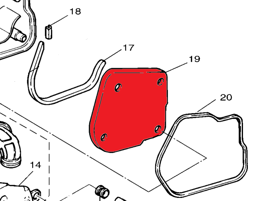 YAMAHA OEM, AIR FILTER ELEMENT
