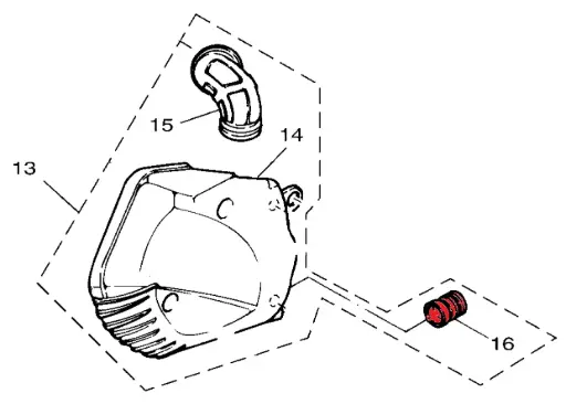 [4VP-E4463-00] YAMAHA OEM JOINT, AIRBOX 2