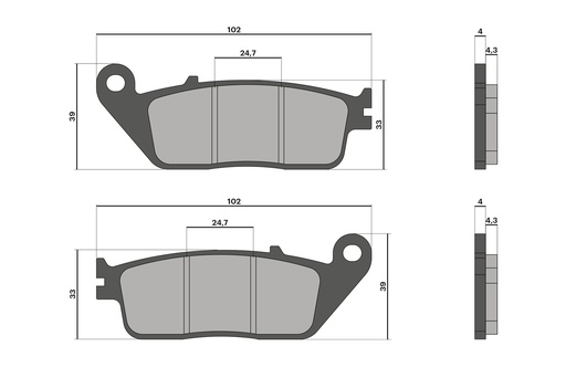 [6215572BB] MALOSSI BRAKE PADS