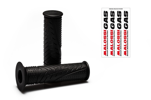 [6918649.B0] MALOSSI MHR BLACK GRIPS (CLOSED SIDE)