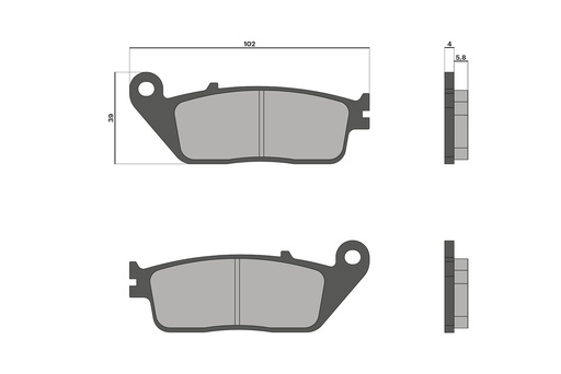 [6215027BB] MALOSSI BRAKE PADS