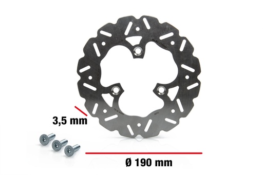 [6219135] MALOSSI WHOOP BRAKE DISC ext. Ø 190 - thickness 3,5 mm