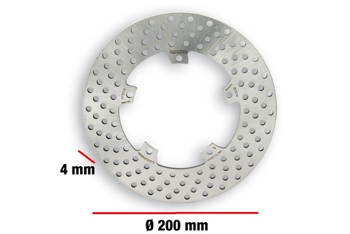 [62 9078] MALOSSI BRAKE POWER DISC MHR ext. Ø 200 - thickness 4 mm