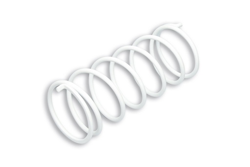 [2914203.W0] MALOSSI WHITE VARIATOR ADJUSTER SPRING WITH EXTERNAL Ø 56.80X138 MM - Ø WIRE 3.8 MM - K 2.75